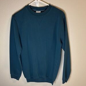 Men's Xs women’s M Vintage Teal Crewneck Sweatshirt